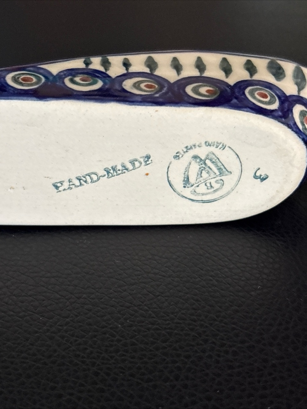 Polish Pottery Hand-Crafted Porcelain Goose Kitchen Spoon - Picture 8 of 11